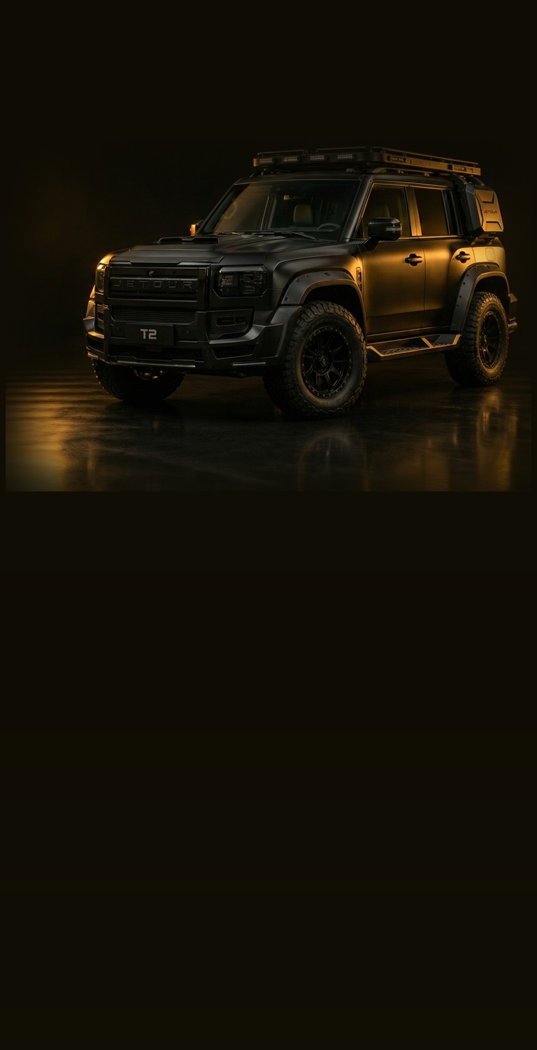 Jetour T2 Defender Kit dans un showroom privé à Oran